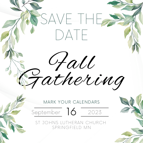 Save the Date Wow Gathering 2023, September 16